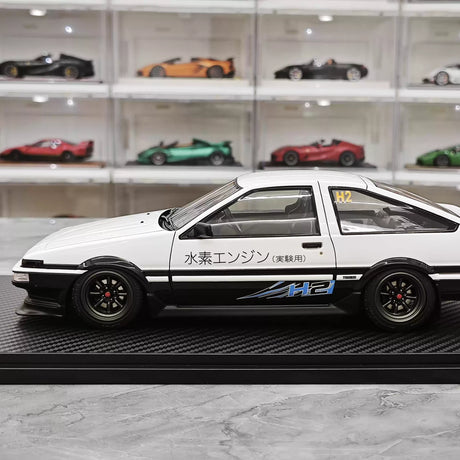 Ignition Toyota 1983 Sprinter Trueno AE86 White 1:18 – Collectible Resin Model Resin