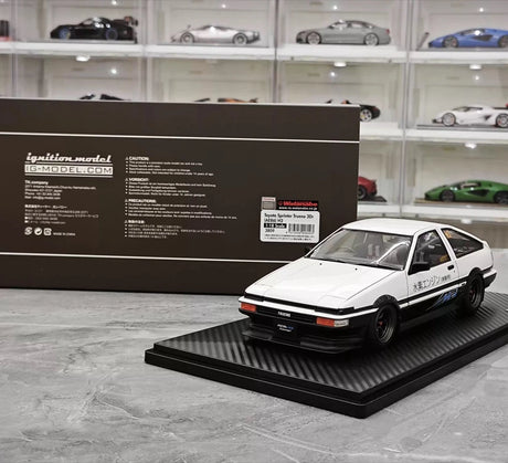 Ignition Toyota 1983 Sprinter Trueno AE86 White 1:18 – Collectible Resin Model Resin