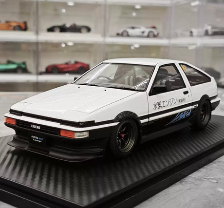 Ignition Toyota 1983 Sprinter Trueno AE86 White 1:18 – Collectible Resin Model Resin