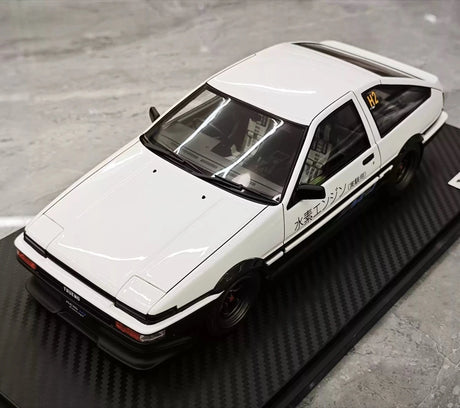 Ignition Toyota 1983 Sprinter Trueno AE86 White 1:18 – Collectible Resin Model Resin