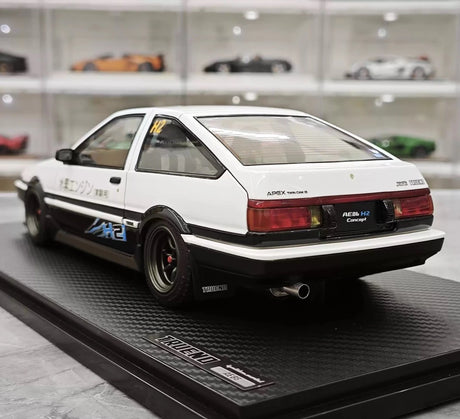 Ignition Toyota 1983 Sprinter Trueno AE86 White 1:18 – Collectible Resin Model Resin