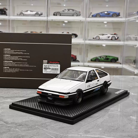 Ignition Toyota 1983 Sprinter Trueno AE86 White 1:18 – Collectible Resin Model Resin