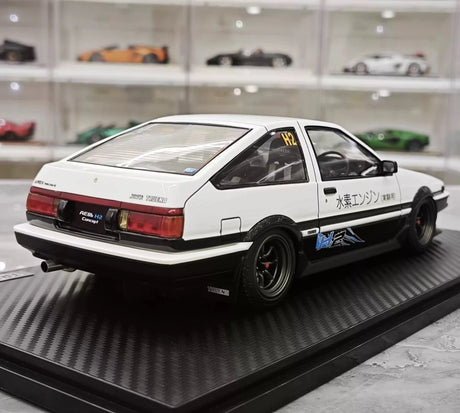 Ignition Toyota 1983 Sprinter Trueno AE86 White 1:18 – Collectible Resin Model Resin