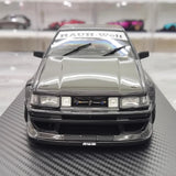 [Ignition] 1:18 Toyota 1986 AE86 RWB zwart modelauto Hars