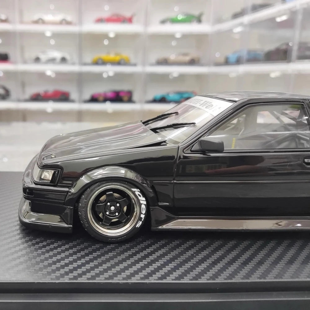 [Ignition] 1:18 Toyota 1986 AE86 RWB zwart modelauto Hars