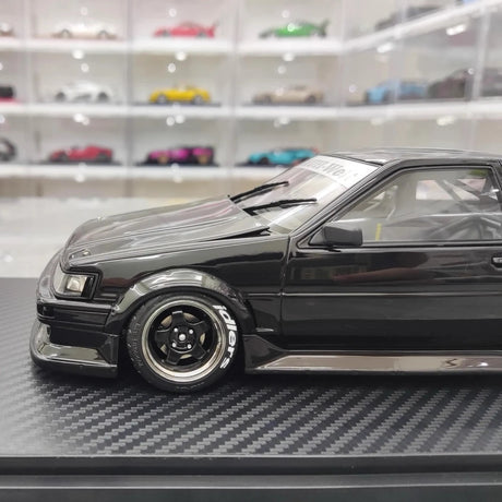 [Ignition] 1:18 Toyota 1986 AE86 RWB Black Model Car Resin
