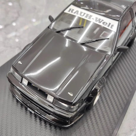 [Ignition] 1:18 Toyota 1986 AE86 RWB Black Model Car Resin