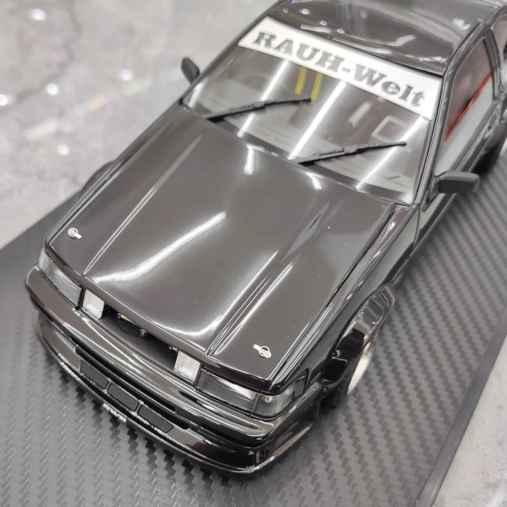 [Ignition] 1:18 Toyota 1986 AE86 RWB nero modellino di auto resina