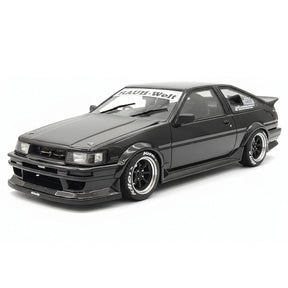 [Ignition] 1:18 Toyota 1986 AE86 RWB zwart modelauto Hars