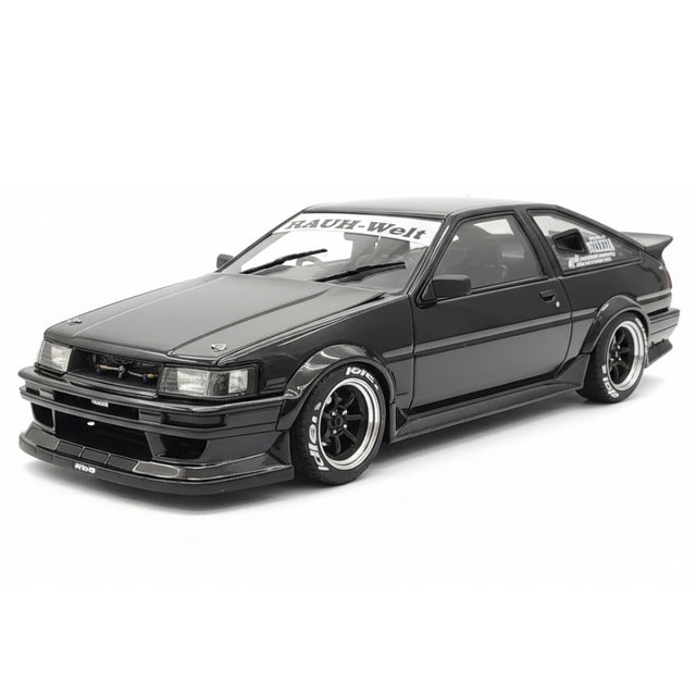 [Ignition] 1:18 Toyota 1986 AE86 RWB zwart modelauto Hars