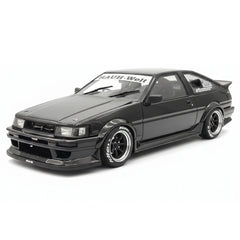[Ignition] 1:18 Toyota 1986 AE86 RWB nero modellino di auto resina