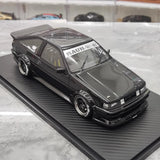 [Ignition] 1:18 Toyota 1986 AE86 RWB zwart modelauto Hars