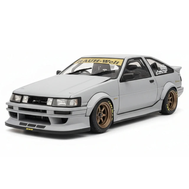 [Ignition] 1:18 Toyota 1986 AE86 RWB gris voiture miniature Resin