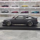[Ignition] 1:18 Toyota 1986 AE86 RWB opaco nero modellino di auto resina