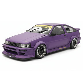 [Ignition] 1:18 Toyota 1986 AE86 RWB Purple Model Car Resin
