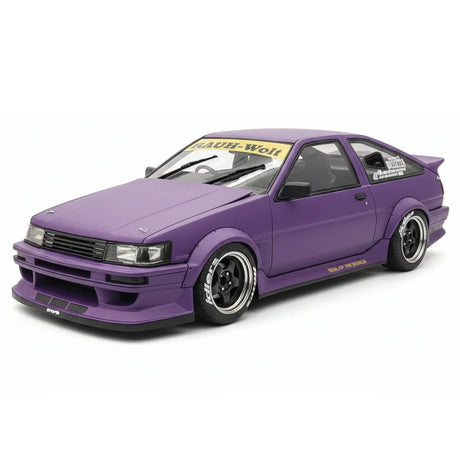 [Ignition] 1:18 Toyota 1986 AE86 RWB Purple Model Car Resin
