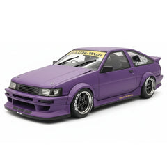 [Ignition] 1:18 Toyota 1986 AE86 RWB Purple Model Car Resin