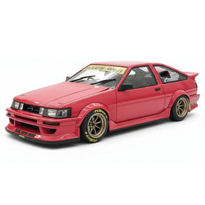[Ignition] 1:18 Toyota 1986 AE86 RWB rouge voiture miniature Resin