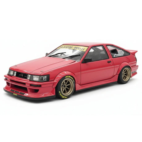 [Ignition] 1:18 Toyota 1986 AE86 RWB Red Model Car Resin