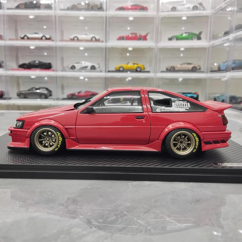 [Ignition] 1:18 Toyota 1986 AE86 RWB Red Model Car Resin