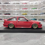[Ignition] 1:18 Toyota 1986 AE86 RWB rouge voiture miniature Resin