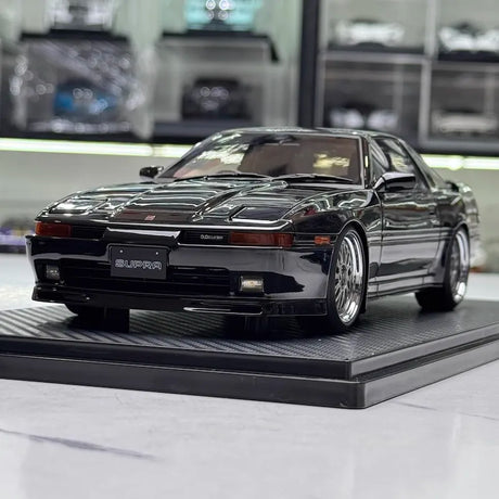 [Ignition] 1:18 Toyota 1986 Supra Mk3 A70 Black Model Car Resin