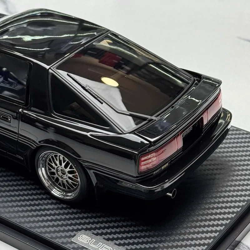 [Ignition] 1:18 Toyota 1986 Supra Mk3 A70 nero modellino di auto resina