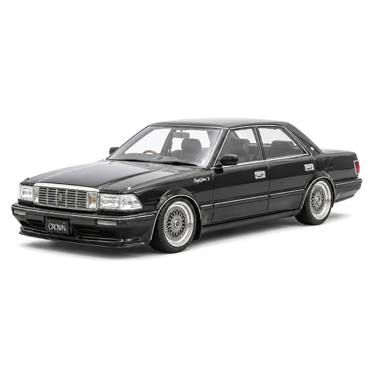 Ignition Toyota 1987 Crown Royal Saloon G 130 Black 1:18 – samlarresinmodellresin