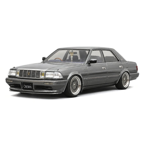 Ignition Toyota 1987 Crown Royal Saloon G 130 Gray 1:18 – samlarobjekt resinmodellresin