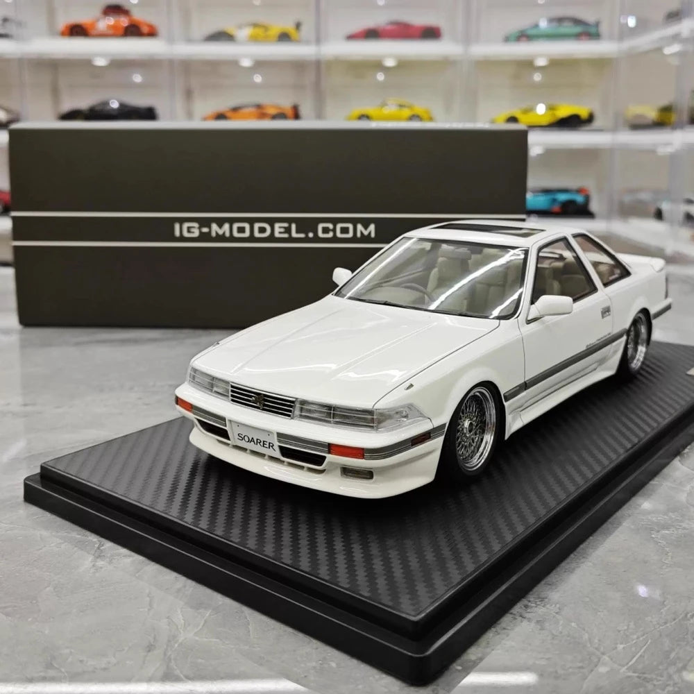 [Ignition] 1:18 Toyota 1987 Soarer Z20 2.0GT Twin White Model Car Resin