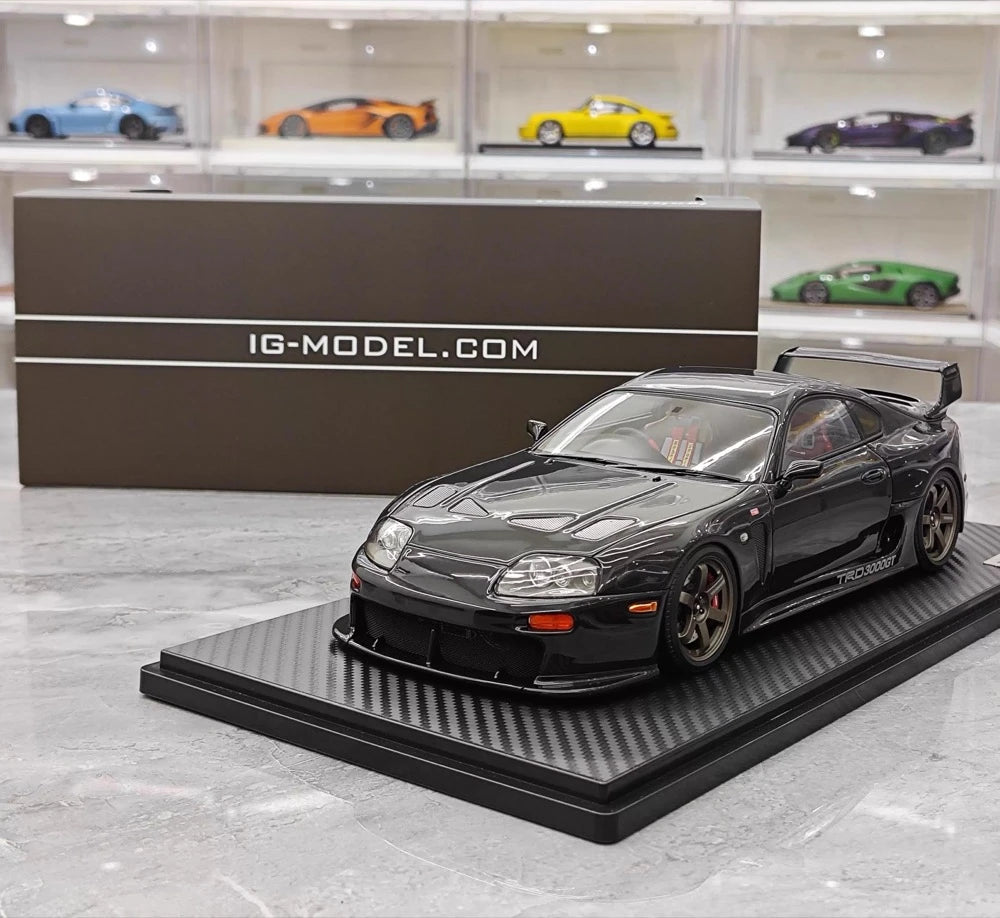[Ignition] 1:18 Toyota 1993 Supra A80 TRD 3000GT Black Model Car Resin