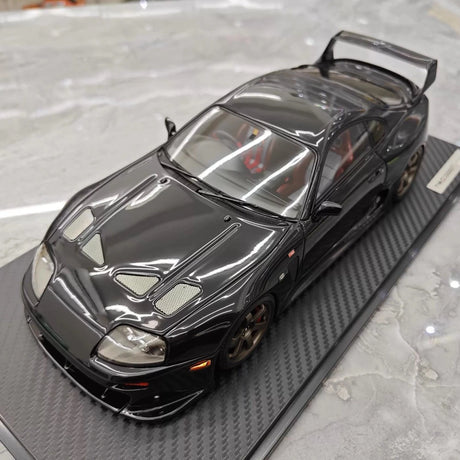 [Ignition] 1:18 Toyota 1993 Supra A80 TRD 3000GT zwart modelauto Hars