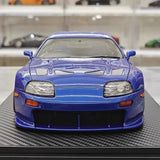 [Ignition] 1:18 Toyota 1993 Supra A80 TRD 3000GT Blue Model Car Resin