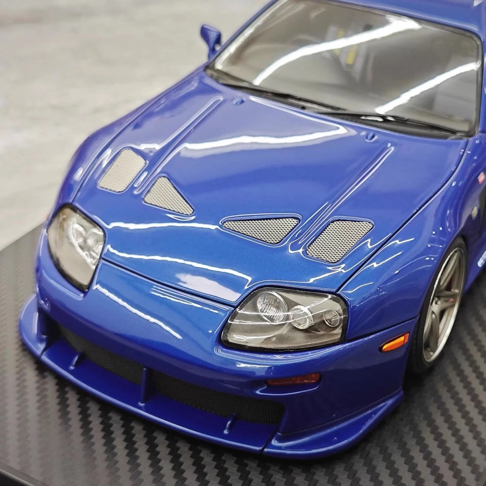 [Ignition] 1:18 Toyota 1993 Supra A80 TRD 3000GT Blue Model Car Resin