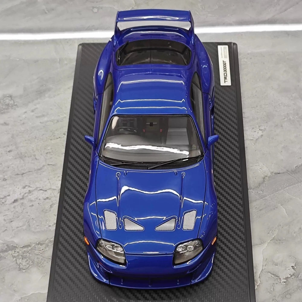 [Ignition] 1:18 Toyota 1993 Supra A80 TRD 3000GT Blue Model Car Resin
