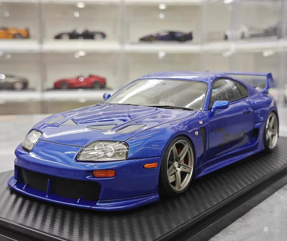 [Ignition] 1:18 Toyota 1993 Supra A80 TRD 3000GT Blue Model Car Resin