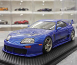 [Ignition] 1:18 Toyota 1993 Supra A80 TRD 3000GT Blue Model Car Resin
