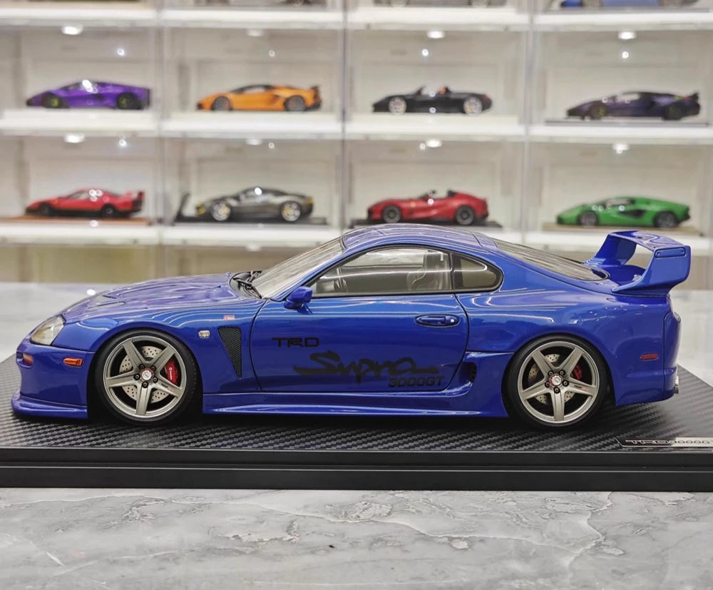 [Ignition] 1:18 Toyota 1993 Supra A80 TRD 3000GT Blue Model Car Resin