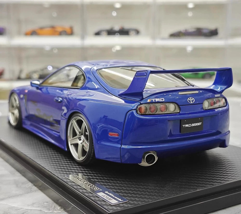 [Ignition] 1:18 Toyota 1993 Supra A80 TRD 3000GT Blue Model Car Resin