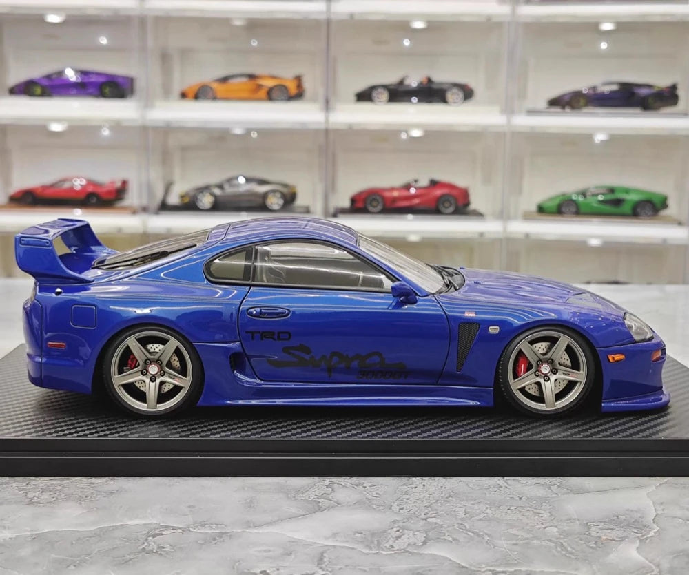 [Ignition] 1:18 Toyota 1993 Supra A80 TRD 3000GT Blue Model Car Resin