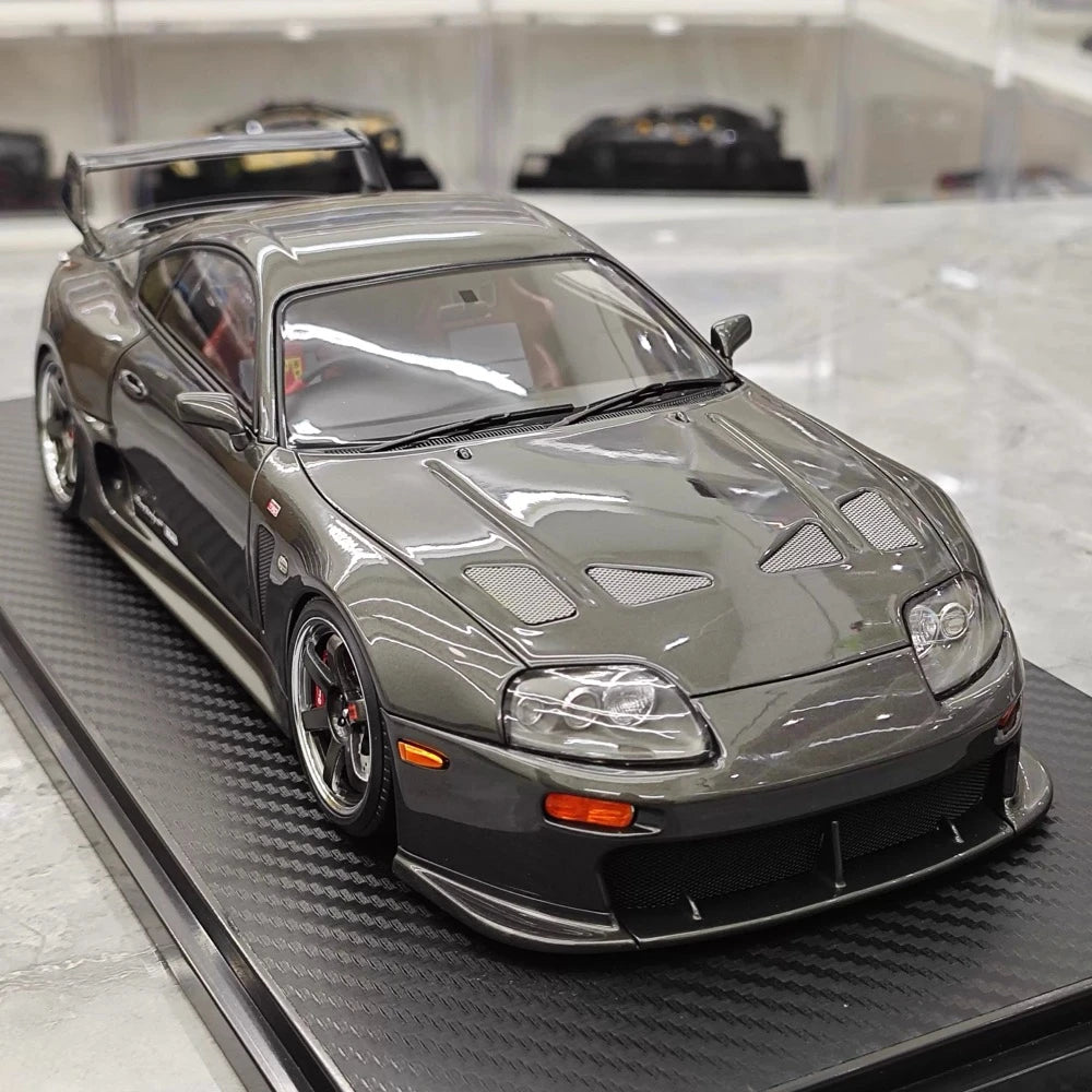 [Ignition] 1:18 Toyota 1993 Supra A80 TRD 3000GT Gray Model Car Resin