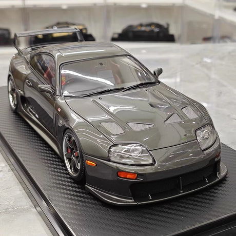 [Ignition] 1:18 Toyota 1993 Supra A80 TRD 3000GT grijs modelauto Hars