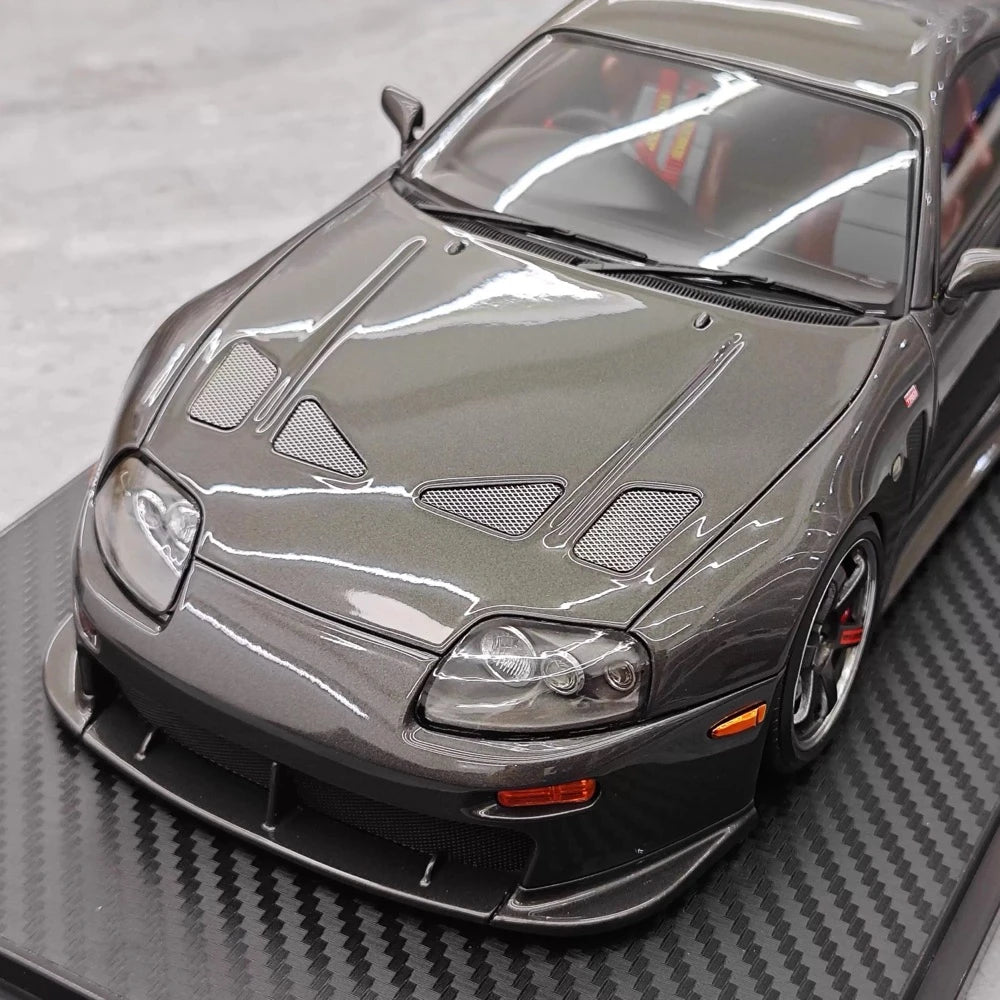 [Ignition] 1:18 Toyota 1993 Supra A80 TRD 3000GT Gray Model Car Resin