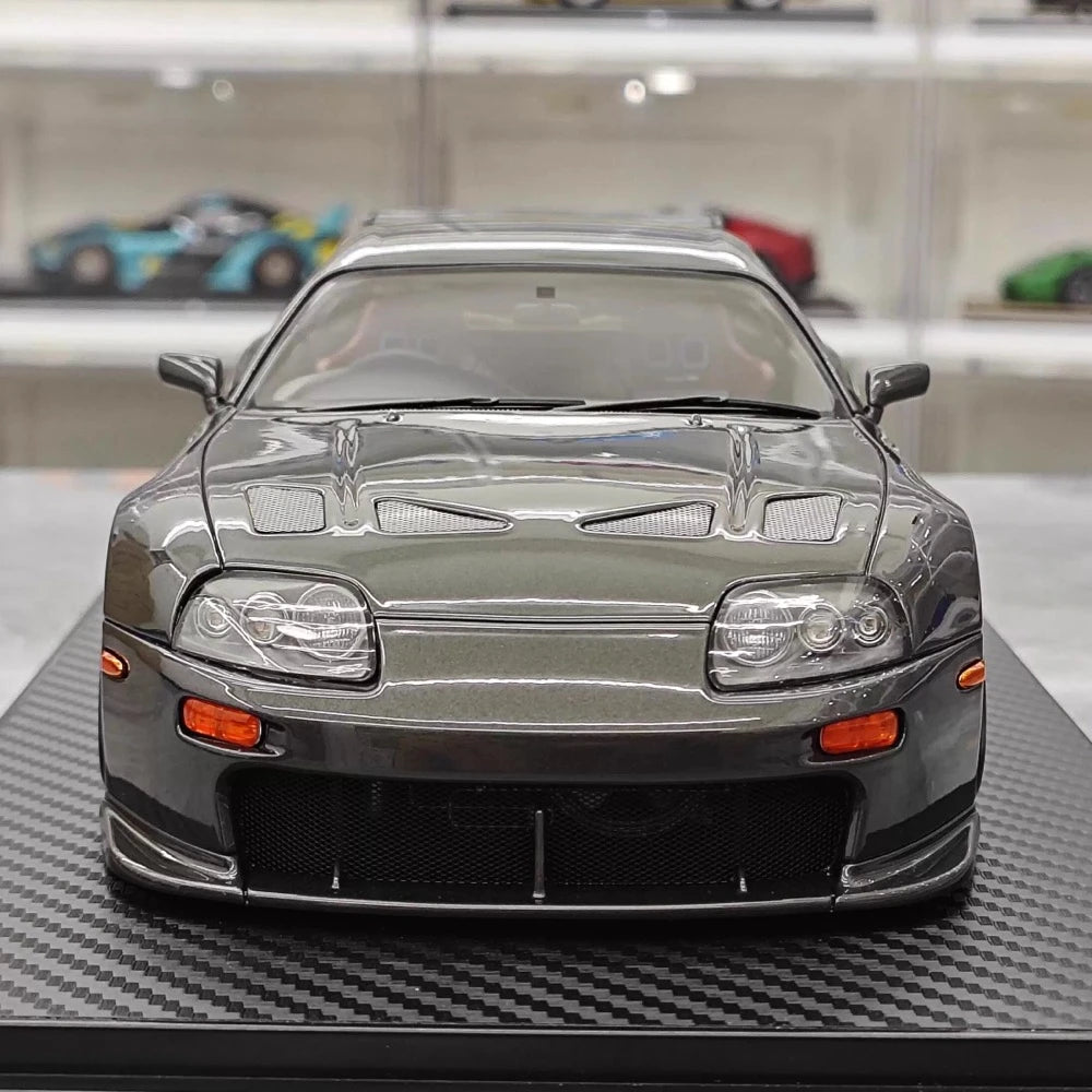 [Ignition] 1:18 Toyota 1993 Supra A80 TRD 3000GT Gray Model Car Resin