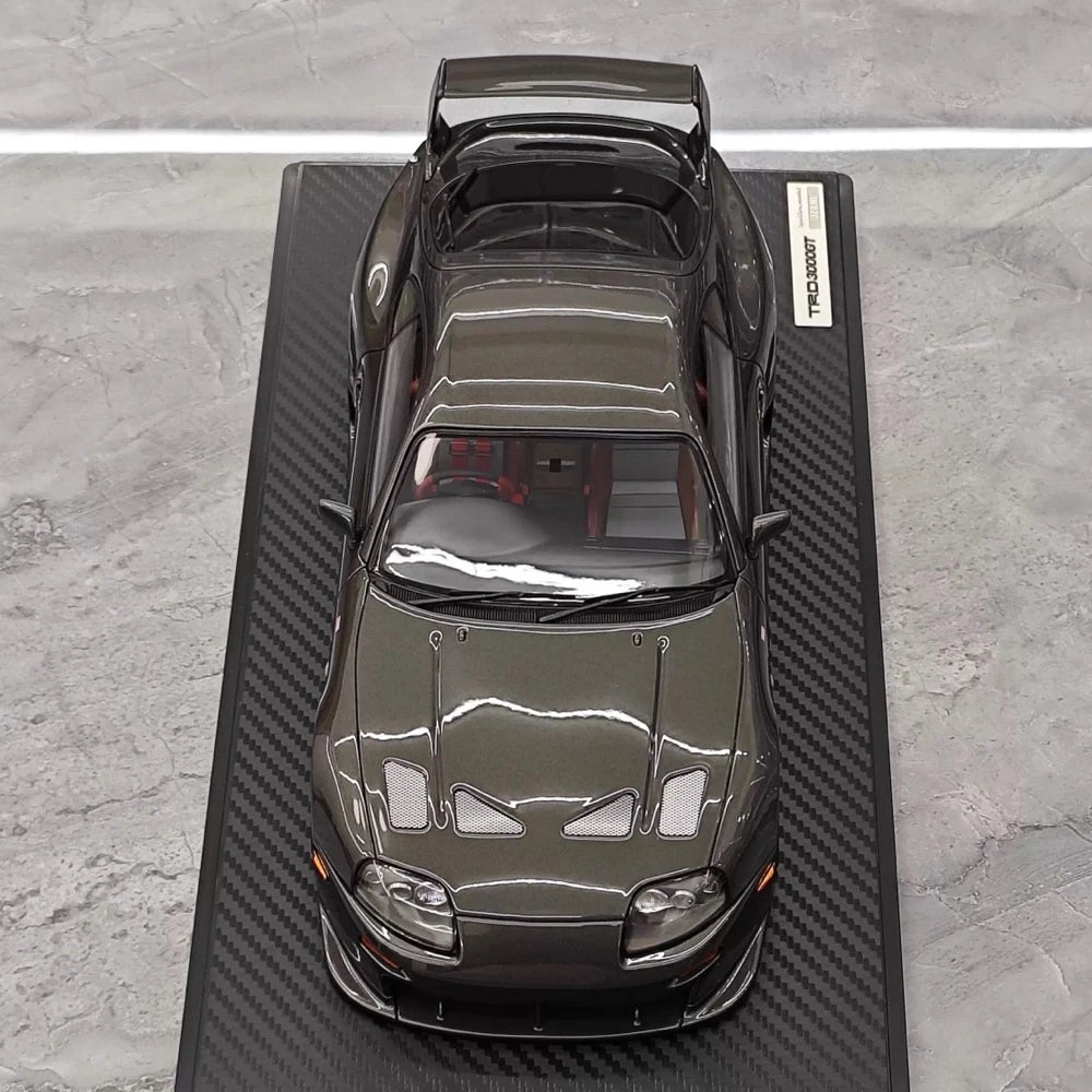 [Ignition] 1:18 Toyota 1993 Supra A80 TRD 3000GT Gray Model Car Resin