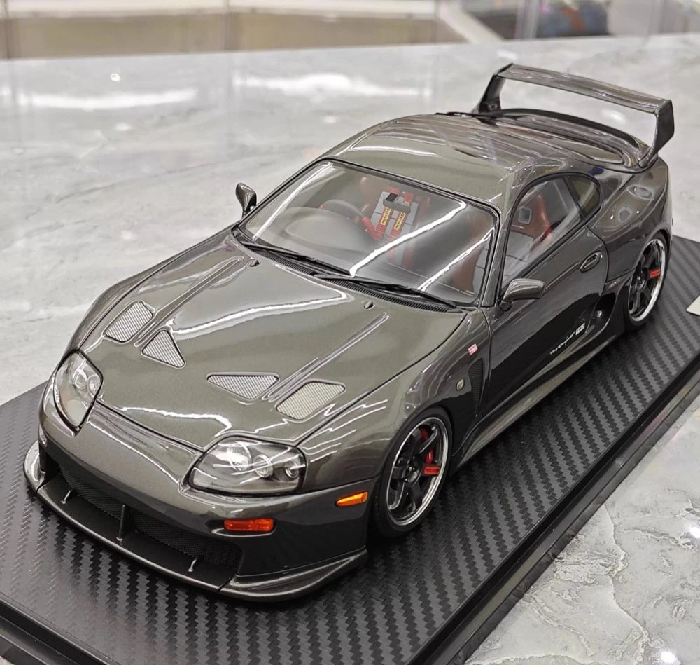 [Ignition] 1:18 Toyota 1993 Supra A80 TRD 3000GT Gray Model Car Resin