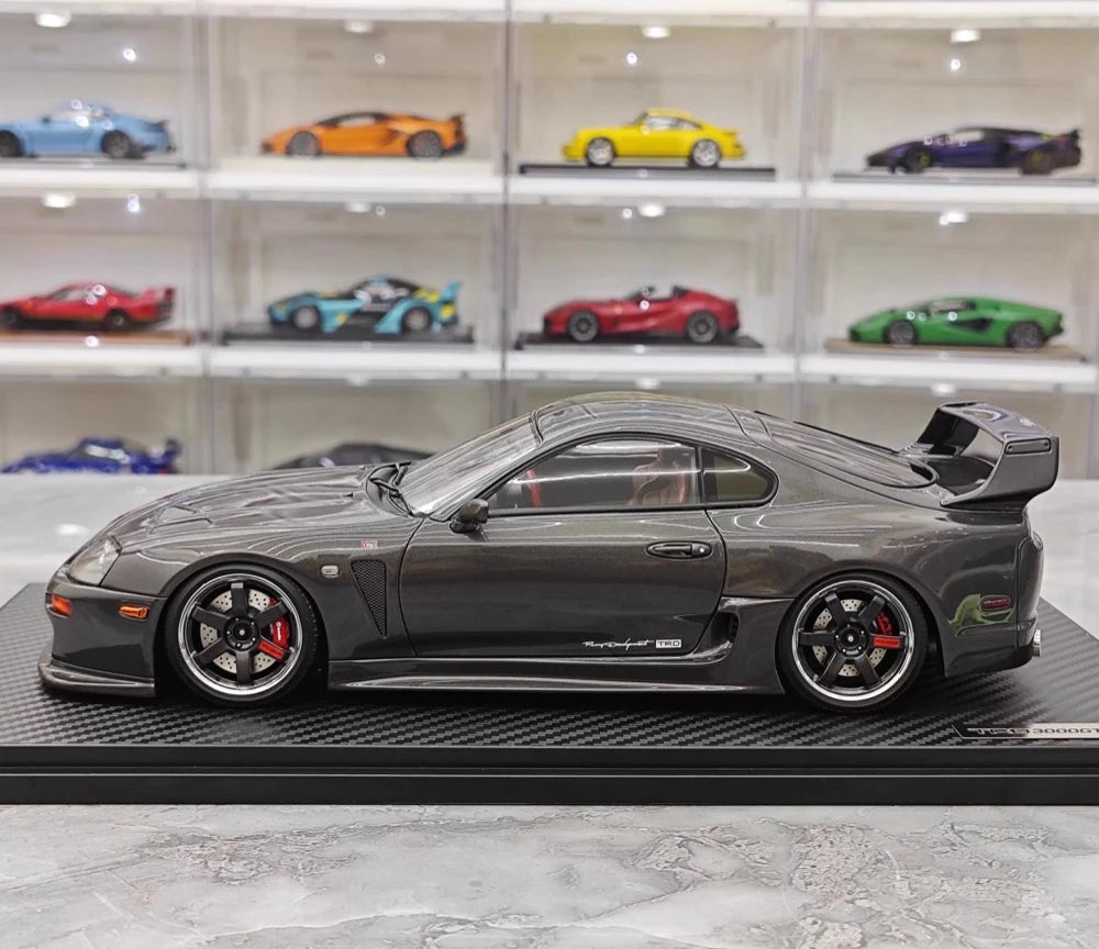 [Ignition] 1:18 Toyota 1993 Supra A80 TRD 3000GT Gray Model Car Resin