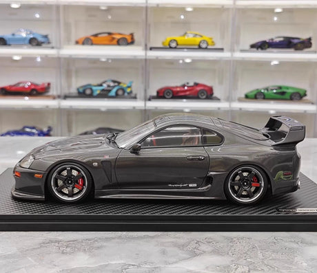 [Ignition] 1:18 Toyota 1993 Supra A80 TRD 3000GT grijs modelauto Hars