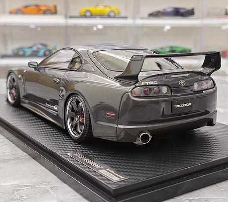 [Ignition] 1:18 Toyota 1993 Supra A80 TRD 3000GT grijs modelauto Hars