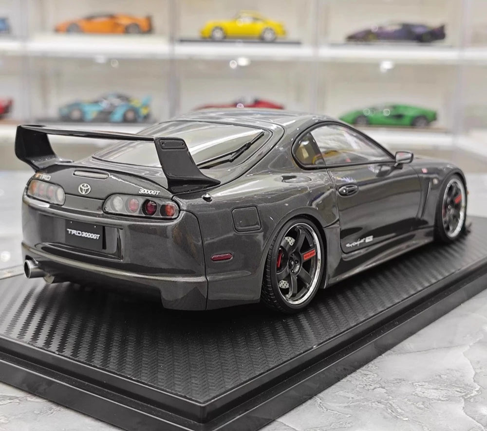 [Ignition] 1:18 Toyota 1993 Supra A80 TRD 3000GT Gray Model Car Resin